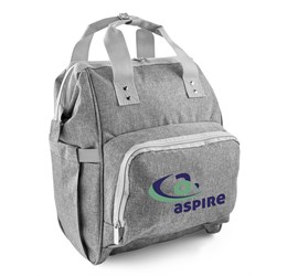 Kristy Diaper Bag With Changing Mat - Grey - Image 2