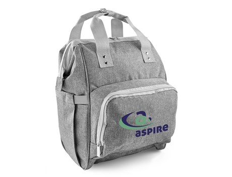 Kristy Diaper Bag With Changing Mat - Grey - Image 3