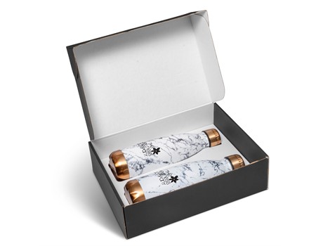 Marbella Water Bottle Gift Set  - Bronze Only - Image 3