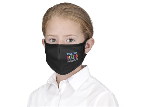 Alto Kids Double Layer Tie Back Mask - Navy - Image 3