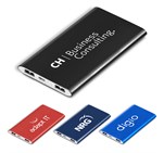 Odeon Slim 4000Mah Power Bank - Red