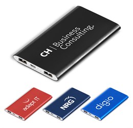 Odeon Slim 4000Mah Power Bank - Red - Image 2