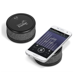 Aberdeen Wireless Charger & Bluetooth Speaker-Grey - Image 2
