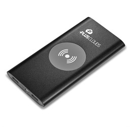 Odeon Slim 8000mAh Wireless Power Bank - Black - Image 2